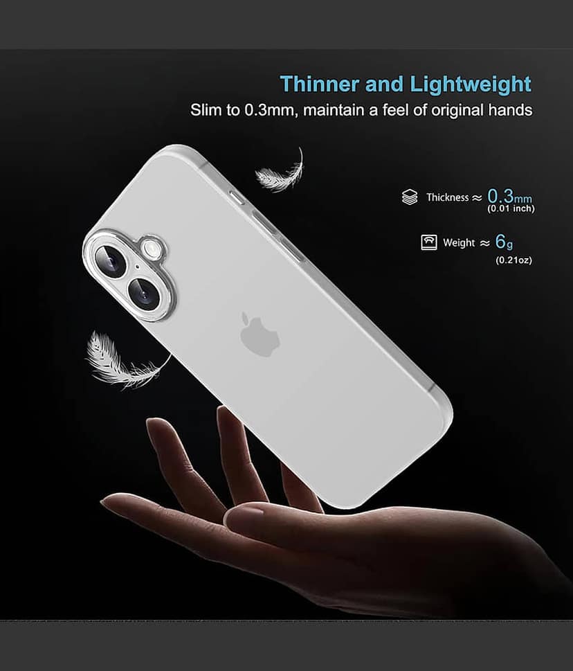 BIG WINGS Shock Proof Case Compatible For Polycarbonate Apple iPhone 16 ( Pack of 1 ) view 2