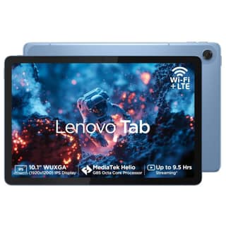 Lenovo Tab|ZAEJ0174IN| 10.1" Display| 4G (LTE) + Wi-Fi (Calling)| 4GB RAM + 128GB ROM (Expandable up to 1 TB)| Metal Body| Dual Speakers with Dolby Atmos| Android 14| Color: Polar Blue