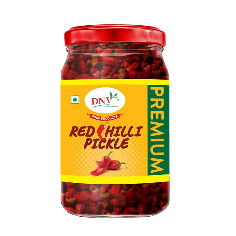 DNV Foods Pickle Red Chilli Premium, 200 gm