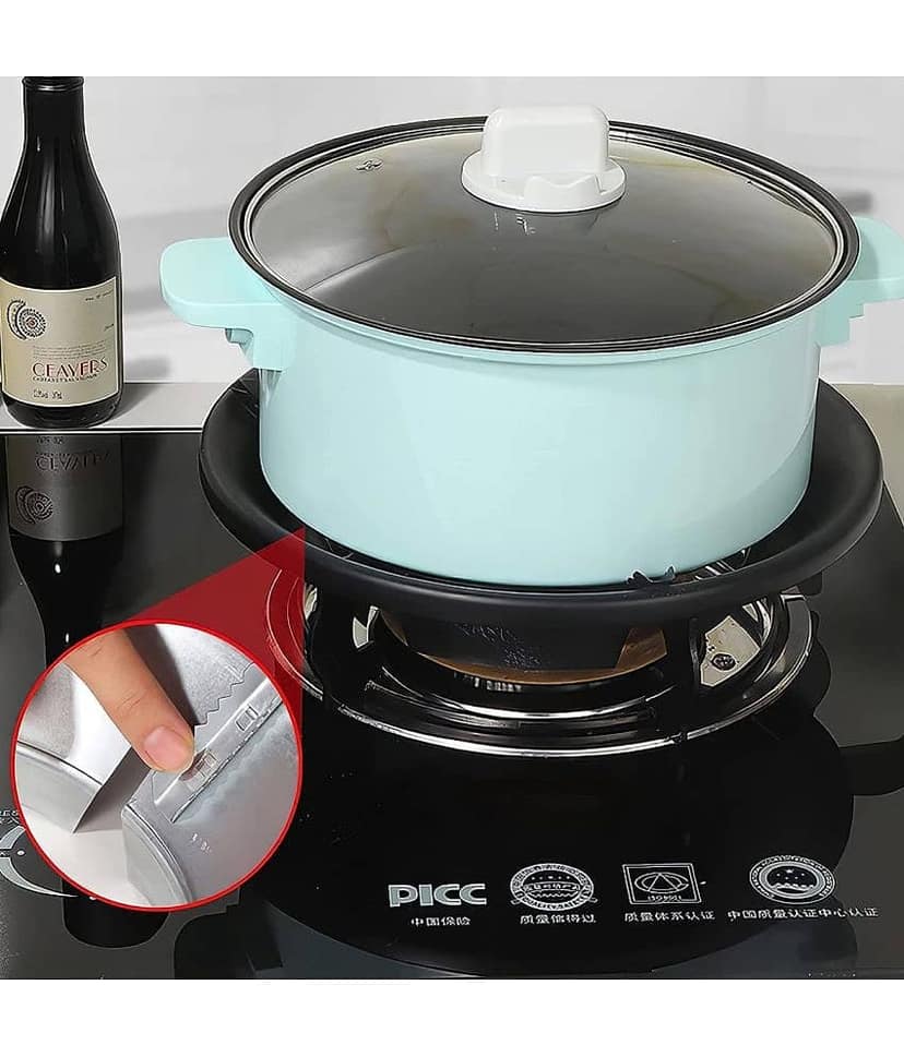 GEEO Black Steel Stove ( Pack of 1 ) view 2
