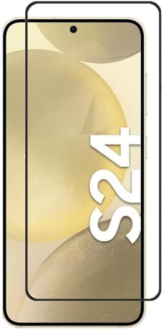 PLUGTECH Advanced Tempered Glass With Anti-Explosion 9H Hardness Edge-To-Edge Coverage Screen Guard for SAMSUNG S24
