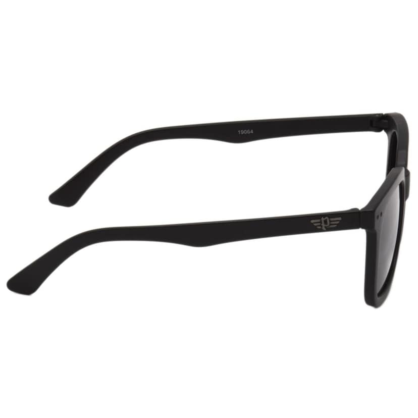 Hrinkar Black Rectangular Sunglasses Brands Black Frame Polarized Goggles for Men & Women - HRS506-BK-BK-P view 3