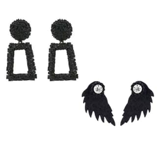 Heavenly Extravaganza Earrings Combo Set of 2 Bold & Elegant Fashion Jewelry for Women