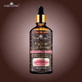 PARK DANIEL Natural Caffeine Lip Serum Oil With Vitamin E and Almond Oil- For Soft Lips (30ml) (30 ml, Brown) view 2