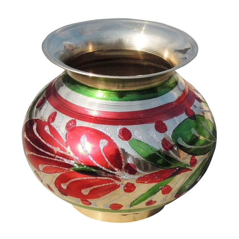 Brass Matki Colour No. 6, 600 ML (ZMAS152 C) view 2