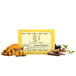 Khadi Natural Chandan Haldi Handmade Soap - For Soft & Supple Skin, 125 G view 2