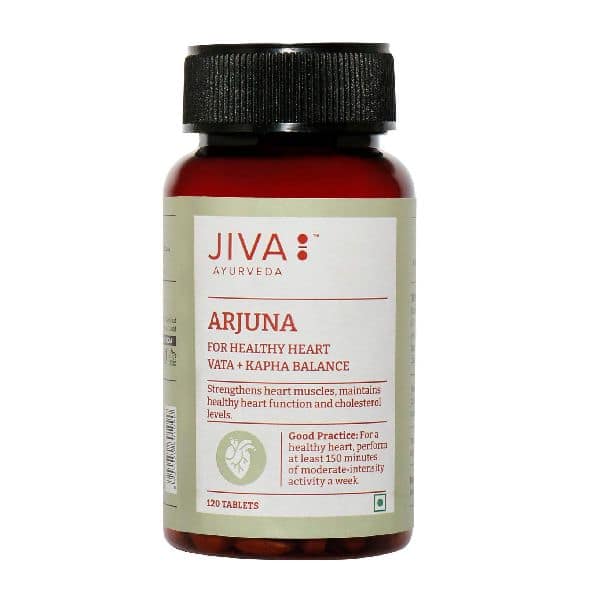 Jiva Ayurveda Arjuna 120 Tablets (Heart Vata and Kapha Balance)