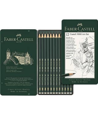 Faber-Castell Castell 9000 Pencil (Pack Of 12)