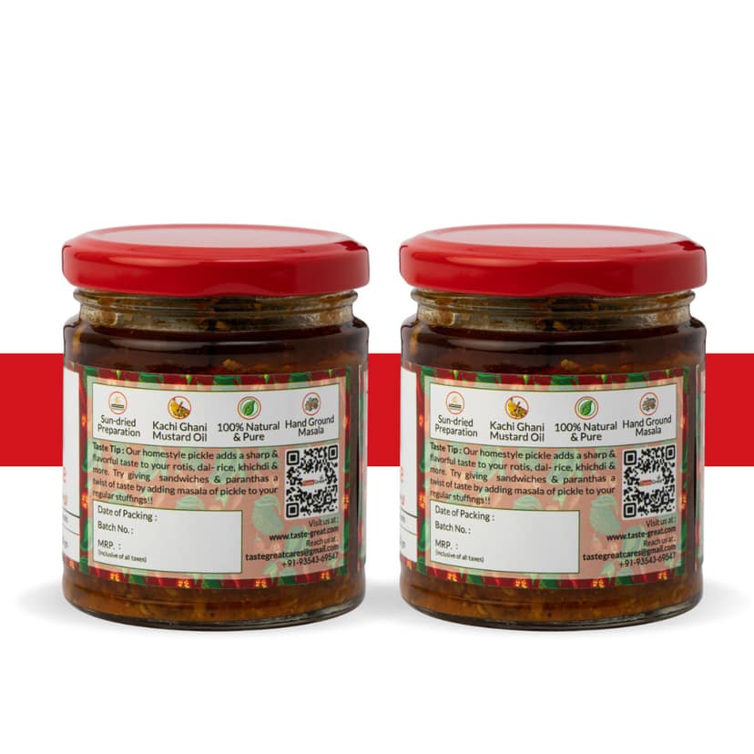 Teekha Aam ka Achar - Pack of 2 (500g) view 2