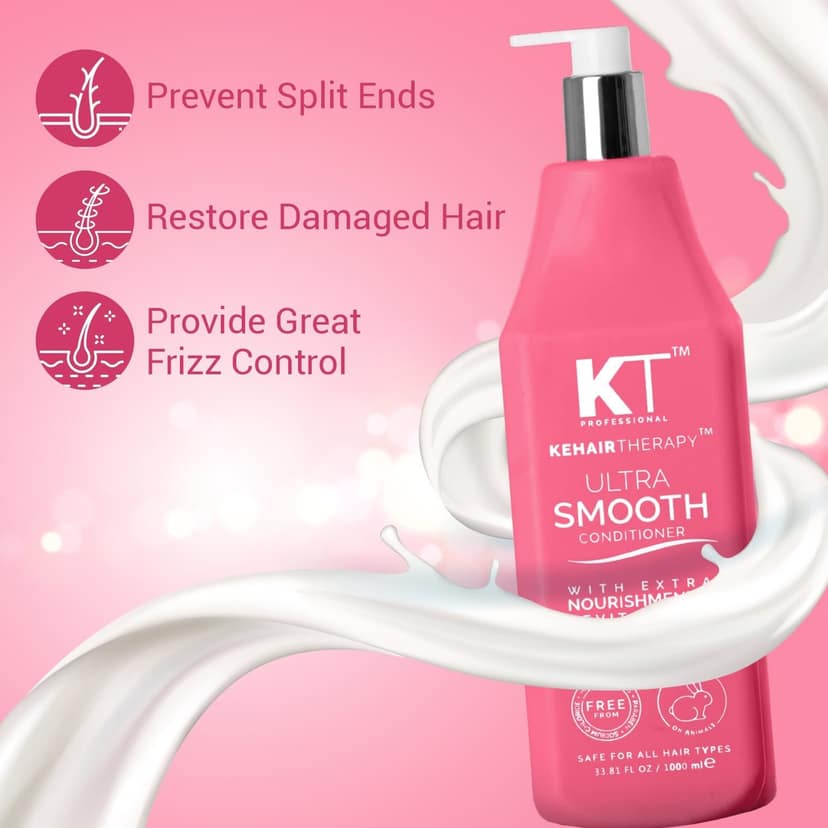 KT Professional Ultra Smooth Conditioner – 1000ml view 3