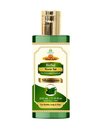 KHADI HERBAL NEEM SAT SHAMPOO 210 ML