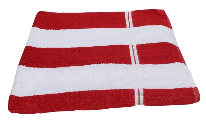 Mandhania Large Beach & Pool Towel - 35"x70", Hotel Quality-Luxuriously Soft, Absorbent & Plush Towel Pack of 1 Red view 3