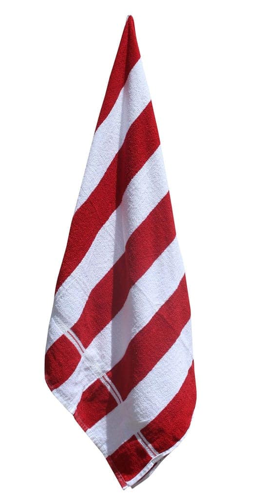 Mandhania Large Beach & Pool Towel - 35"x70", Hotel Quality-Luxuriously Soft, Absorbent & Plush Towel Pack of 1 Red view 5