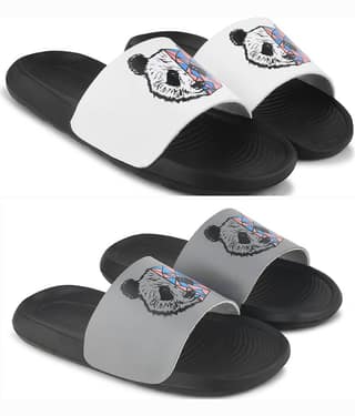 PERY PAO Multi Color Men's Combo Slipper