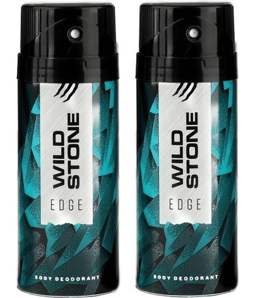 Wild Stone Edge Deodorant Spray for Men 150ml, Pack of 2