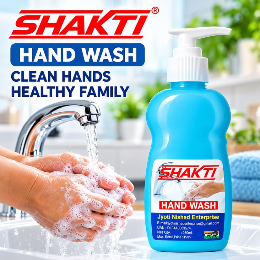 SHAKTI Hand Wash 250ml x 5 Pcs Combo Pack view 3