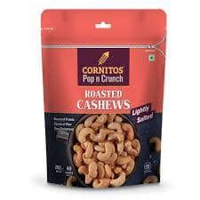 Cornitos Lightly Salted Roasted Cashews, 200 G Pouch