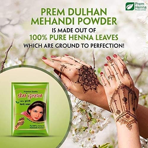 Prem Dulhan 100% Natural Henna 1 Kg Mehandi Powder for men and women view 4