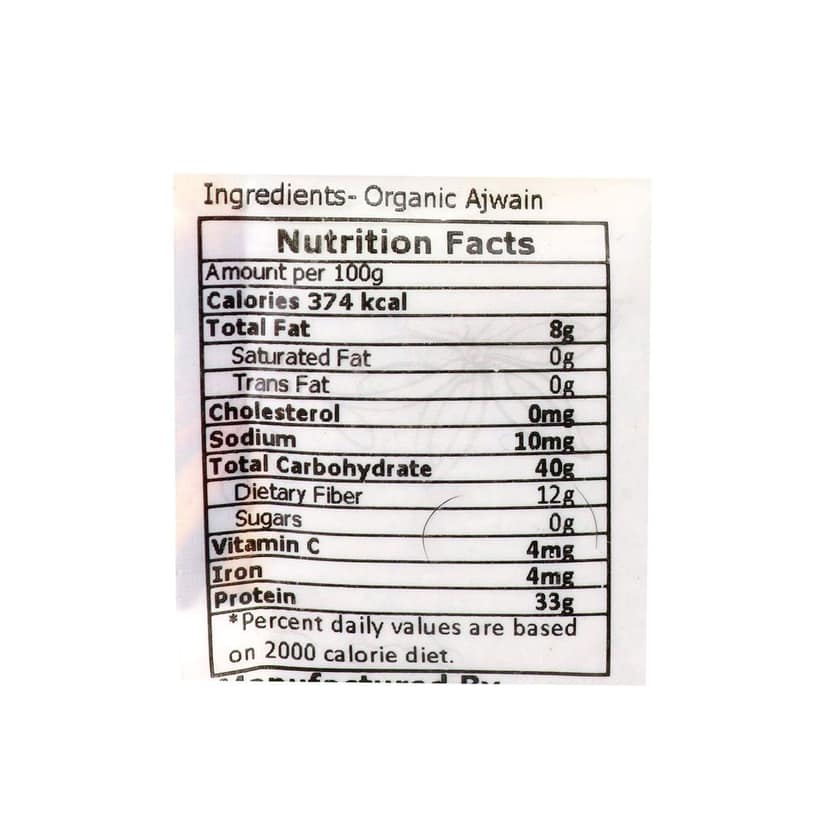 ELWORLD AGRO & ORGANIC FOOD PRODUCTS Ajwain/Carom Seed, 100 Gm (Pack of 6) view 3