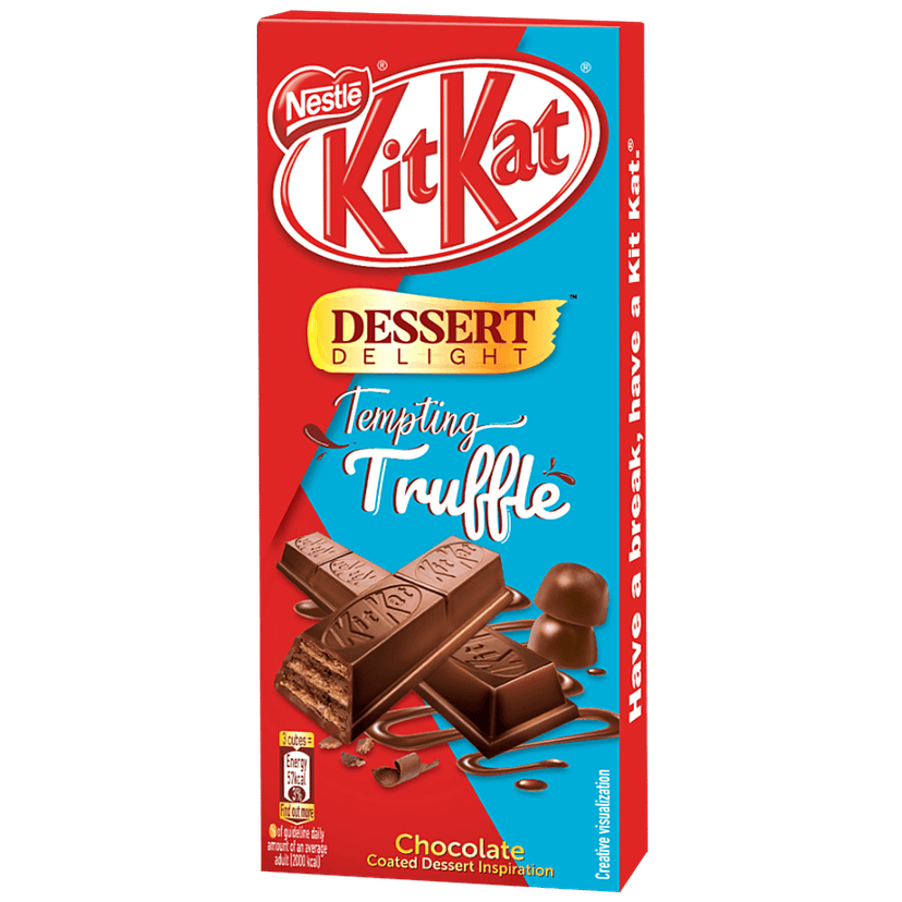 Nestle Kitkat Dessert Delight Chocolate Coated Wafer - Tempting Truffle, 50 G view 2