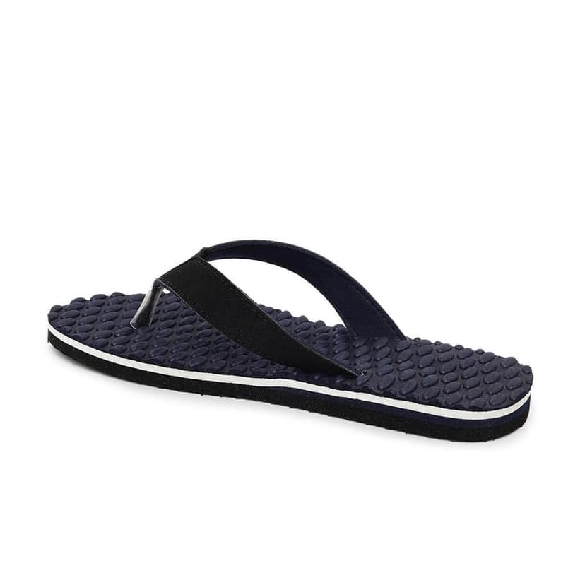 women's Dark Blue Flip-Flops view 3