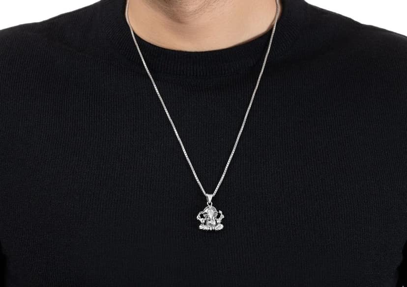Seated Ganeshji Pendant view 2