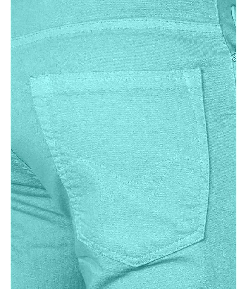 JB JUST BLACK Regular Fit Cuffed Hem Men's Jeans - Turquoise Blue ( Pack of 1 ) view 2
