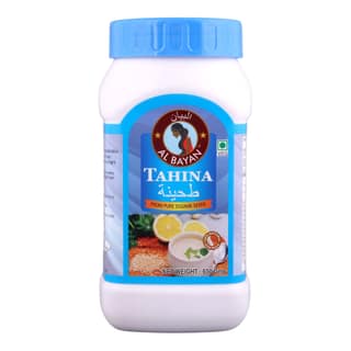 Al Bayan Tahina 400 GM | Premium Tahini Paste Made from Pure Sesame Seeds | Smooth & Creamy Sesame Paste | Ideal for Hummus, Dips, Sauces, Dressings & Middle Eastern Cuisine