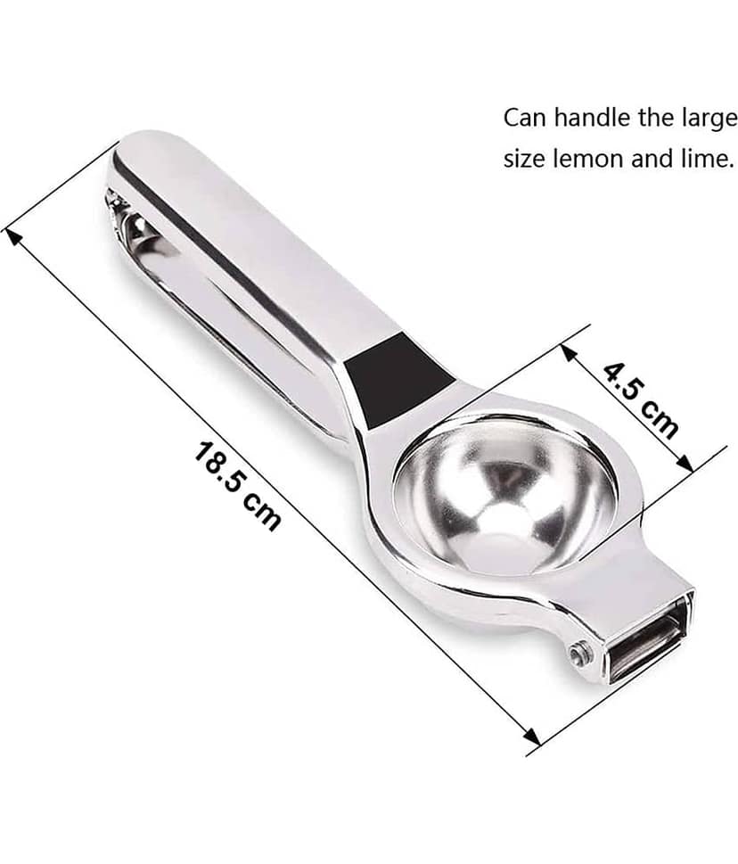 JISUN - Silver Stainless Steel Lemon Squeezer & Grater & Potato Masher ( Set of 3 ) view 2