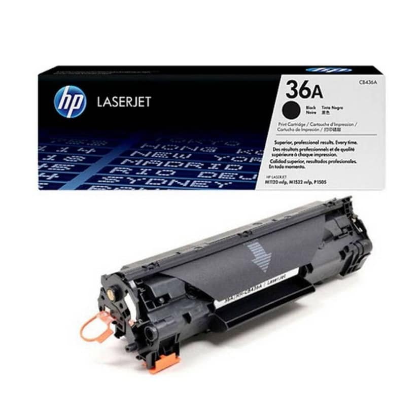 HP 36A Black Original LaserJet Toner Cartridge (CB436A) view 4