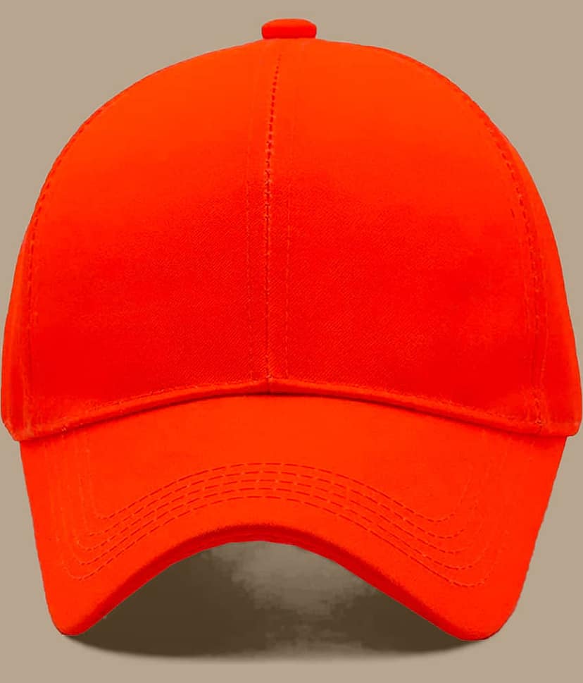 Bolax Orange Cotton Blend Women's Cap ( Pack of 2 ) view 2