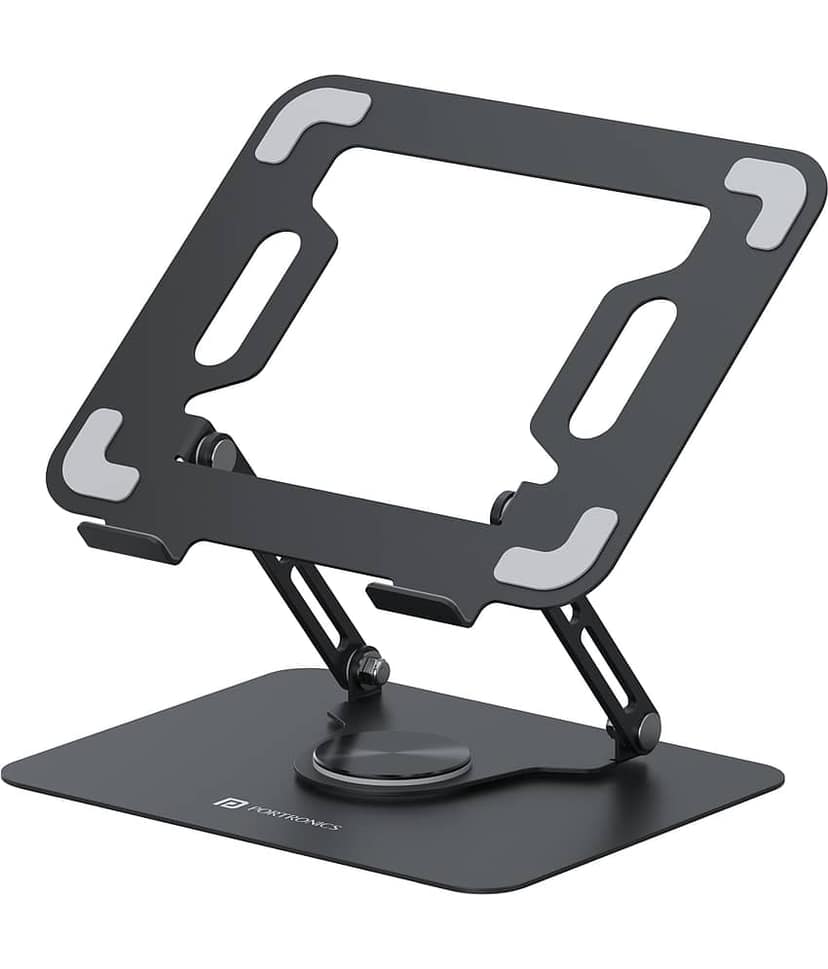 Portronics Laptop Table For Upto 48.26 cm (19) Black