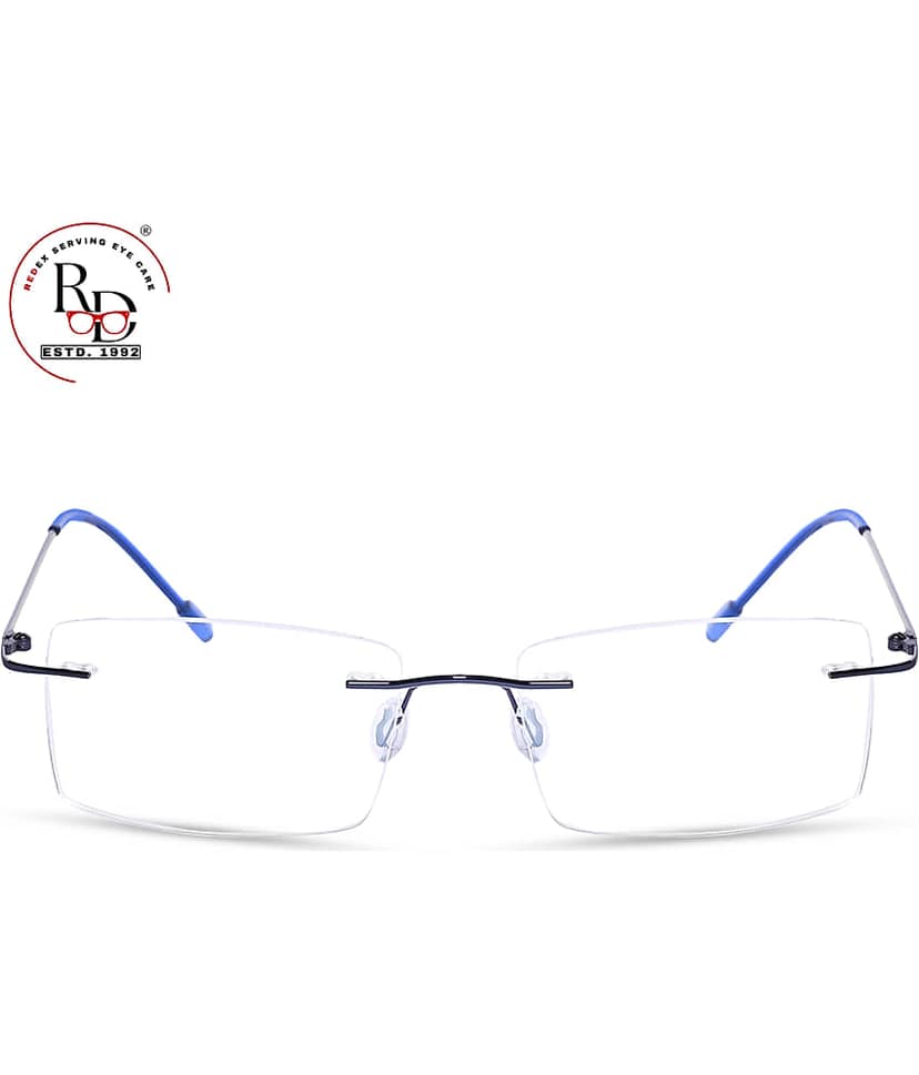 Redex Gold Rectangular Eyeglass Frame ( Pack of 1 )