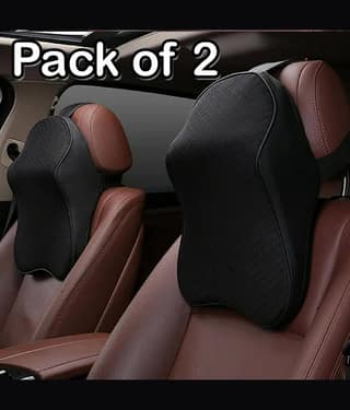 GEEO Seat Pillows Set of 2 Black
