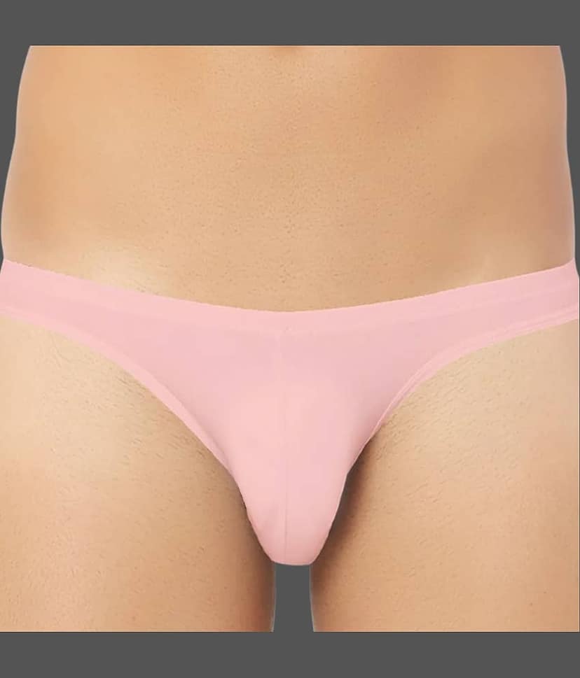 Bruchi Club Pack of 1 Modal Bikini For Men's ( Peach ) view 2