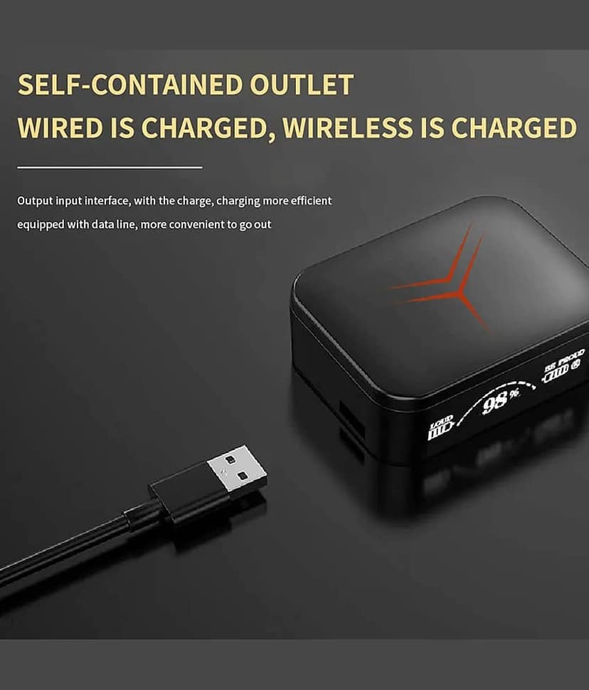 COREGENIX Power M88 Bluetooth True Wireless (TWS) In Ear 14 Hours Playback Low Latency,Powerfull bass IPX4(Splash & Sweat Proof) Black view 2
