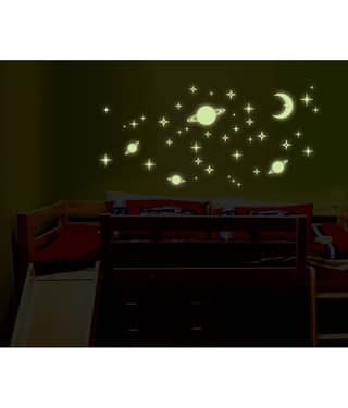 Jaamso Royals Radium Galaxy of Star Nature Nature PVC Glow in the Dark Sticker