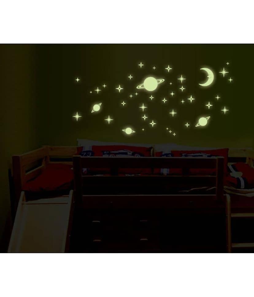 Jaamso Royals Radium Galaxy of Star Nature Nature PVC Glow in the Dark Sticker view 2