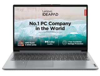 Lenovo IdeaPad 1 AMD Ryzen 5 5500U 15.6" HD Thin and Light Laptop (8GB RAM/512GB SSD/Windows 11 Home/Office Home 2024/1 Year ADP Free/Grey/1.6Kg), 82R4011MIN Lenovo IdeaPad 1 AMD Ryzen 5 5500U 15.6" HD Thin and Light Laptop (8GB RAM/512GB SSD/Windows 11