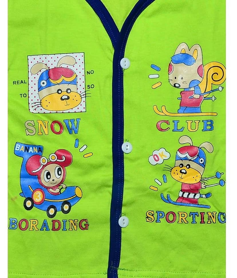TRITI Pack of 1 Unisex for Baby Cotton Shirt ( Yellow ) view 2