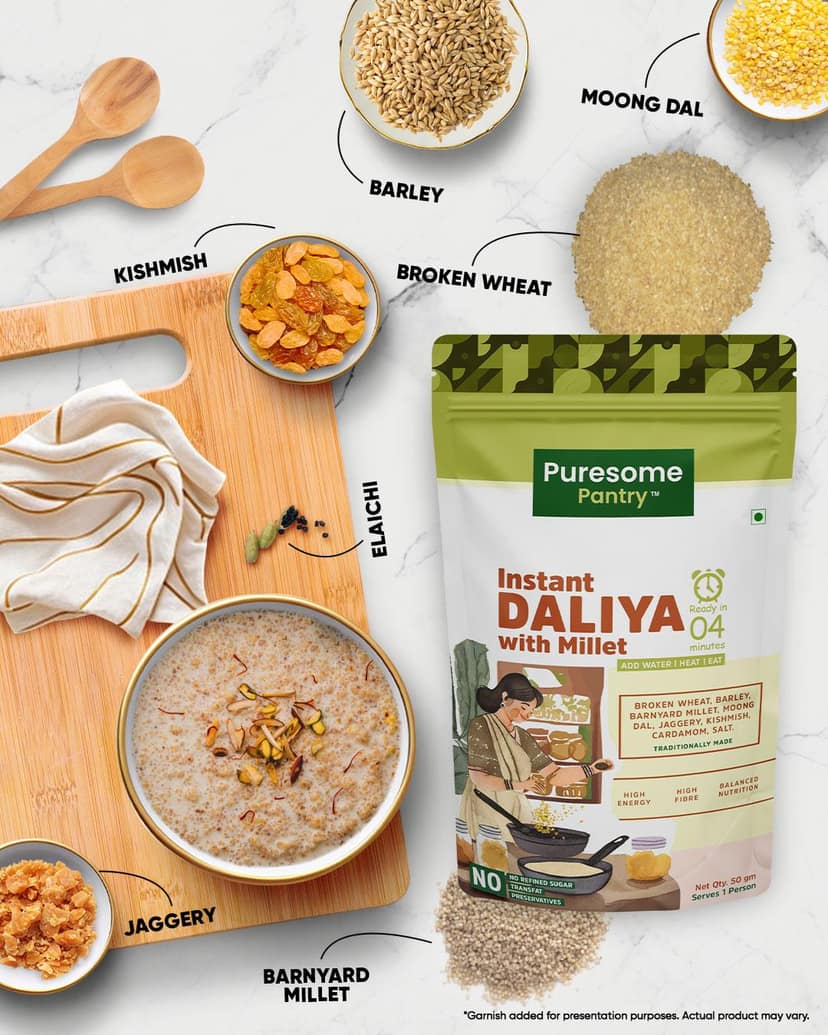 Instant Daliya with Millet view 2