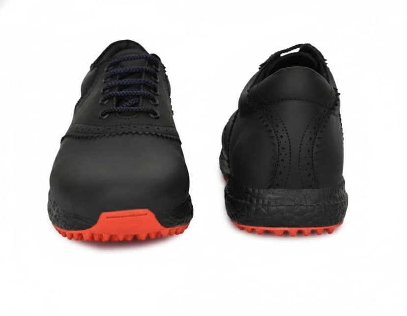 HITCARO Men Proffessional Leather Golf Shoes | Lace-Up | Phylon Sole |Waterproof | Comfortable | Breathable | Sports Shoes view 3