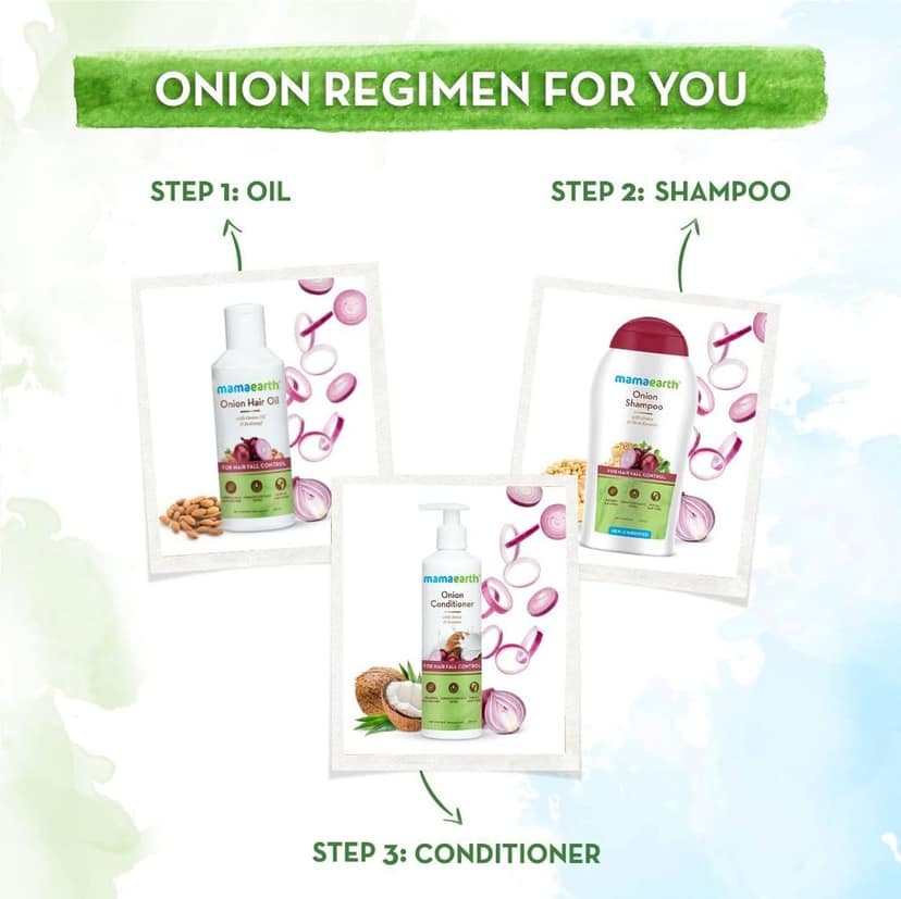 Mamaearth Onion Shampoo With Onion & Plant Keratin (200ml) view 4