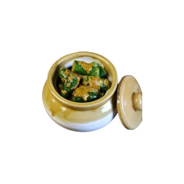 Hari Mirch Kuta 500 Gms