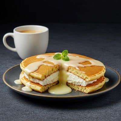 Cream Cheese Filled Pancake