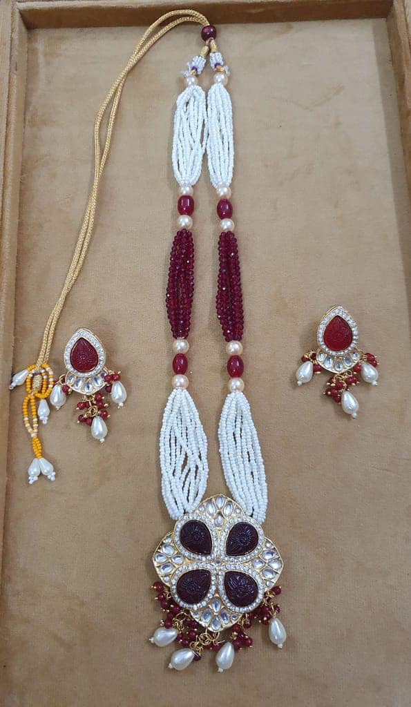 Kundan Beautiful Designer Necklace view 2