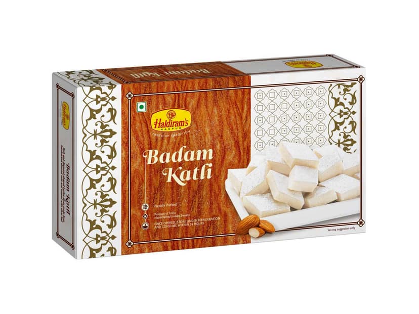 Haldiram's Badam Katli Packed Sweets - 250 Gm