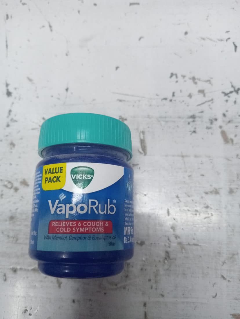 Vick Vaporub Cold symptoms