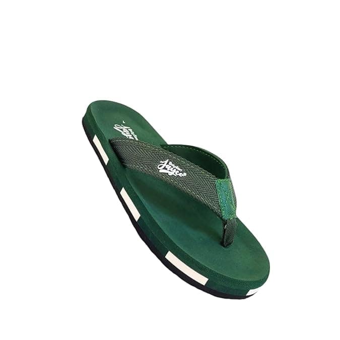 Jayco Cushioned comfort slippers for men | oversize look | slip-resistant | Soft insole | pain relief | Rubber outsole | stylish design | indoor and outdoor flip flop view 8
