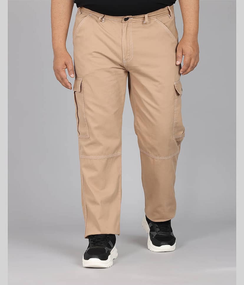 Bene Kleed Relax Men's Cargos - Khaki ( Pack of 1 ) view 2